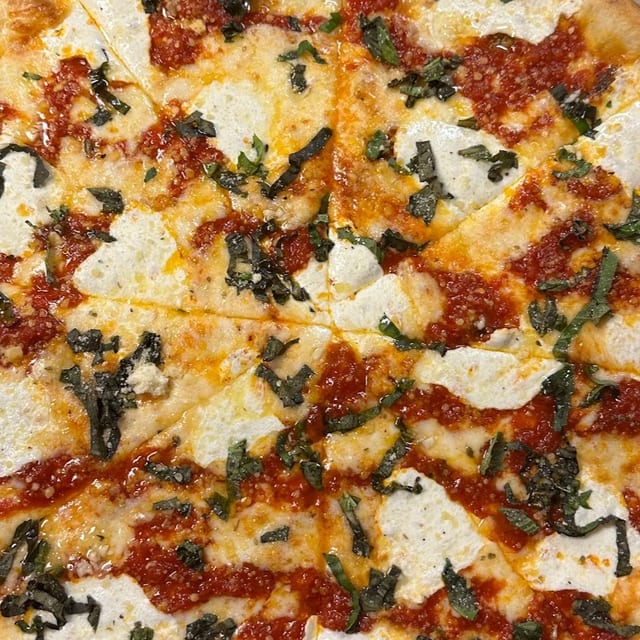 Italian Margherita Garlic Knot Pizza.