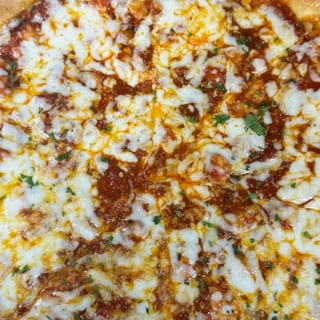 Shrimp Fra Diablo Garlic Knot Pizza