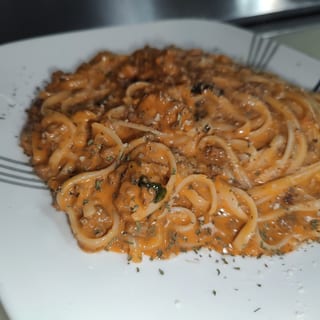 Pasta with Bolognese Sauce^