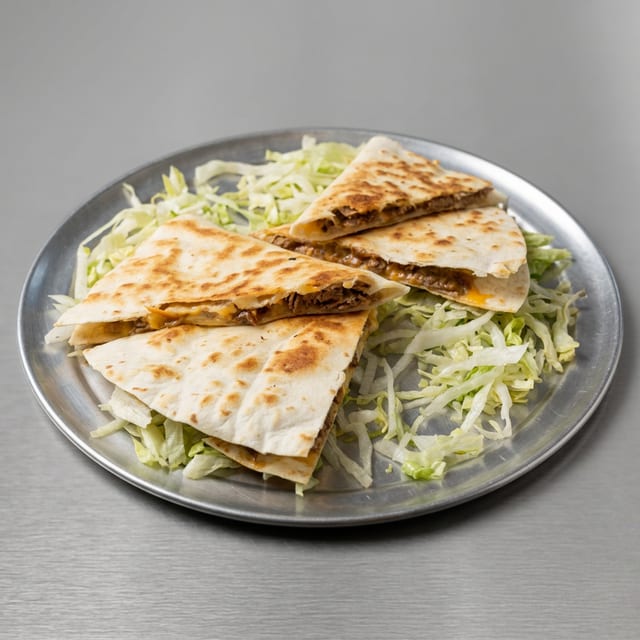 Chicken & Cheese Quesadilla.