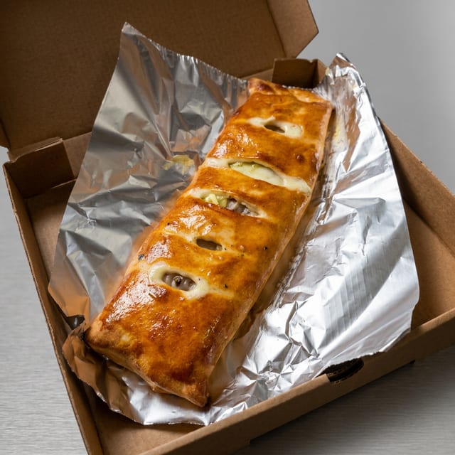 Bacon, Chicken, & Ranch Stromboli.