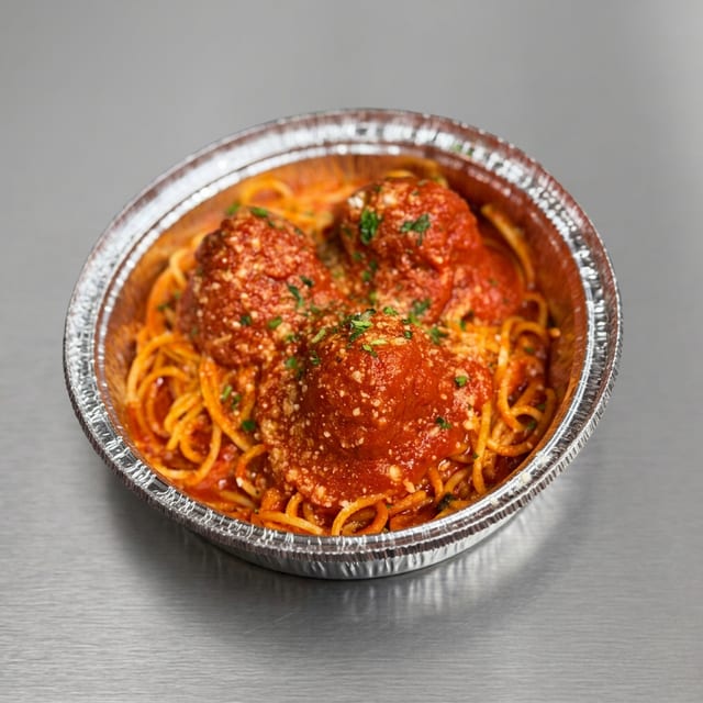 Pasta with Meatballs.