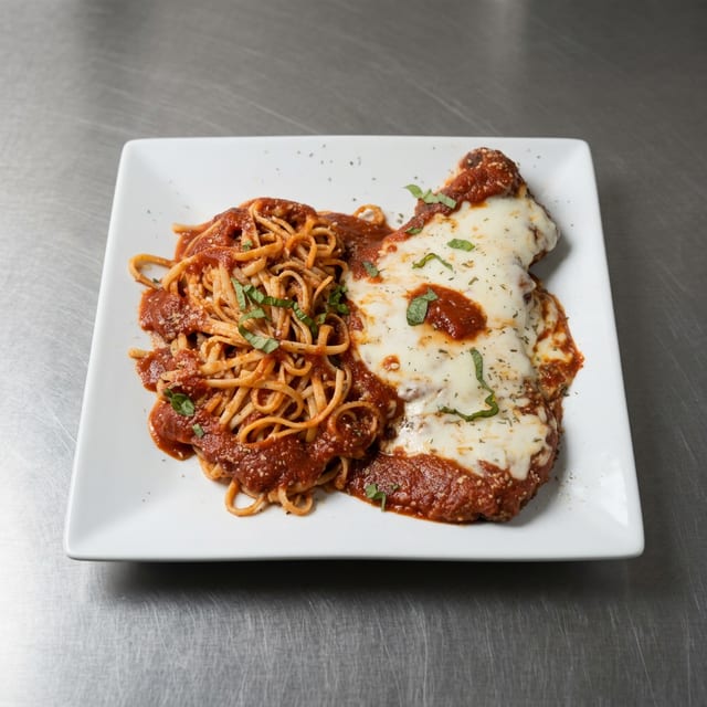 Veal Parmigiana.