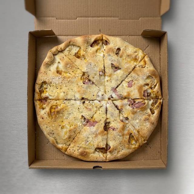 Stuffed Meat Lovers Garlic Knot Pizza.