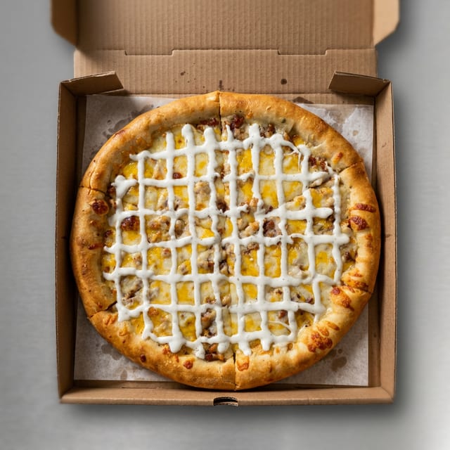 Stuffed Crust Pizza Chicken, Bacon & Ranch.