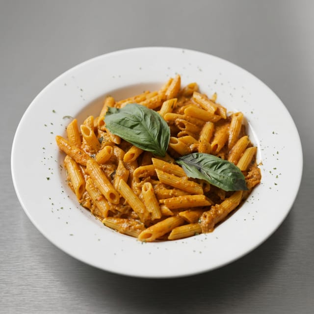 Pasta with Vodka Sauce.