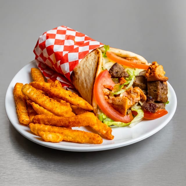 Regular Lamb Gyro.