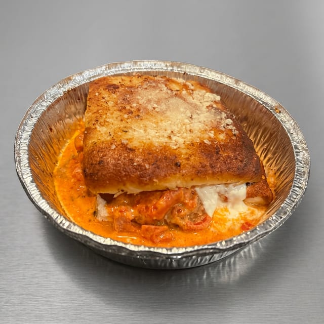 Chicken Burrata Focaccia.