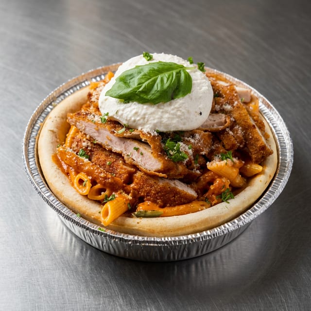 Pasta Bread Bowl Gnocchi Burrata.