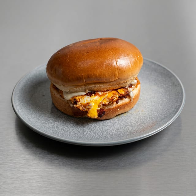 Egg and Chorizo Sandwich.