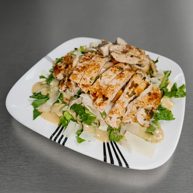 Chicken Caesar Salad.
