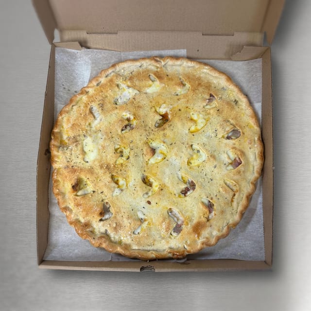 Stuffed Cheesesteak Pizza.