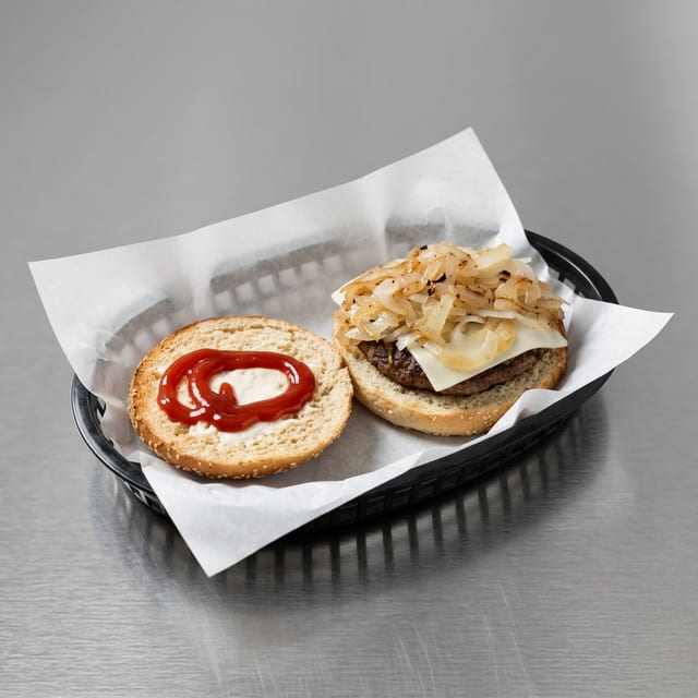 Santa Fe Cheeseburger.