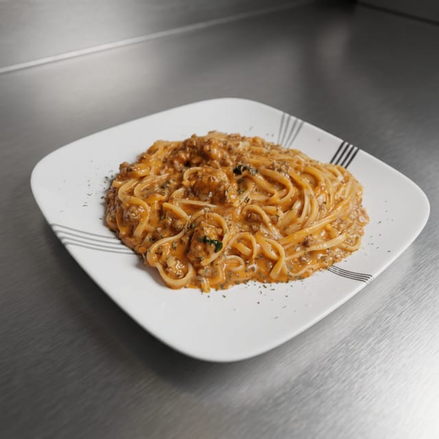 Pasta with Bolognese Sauce.