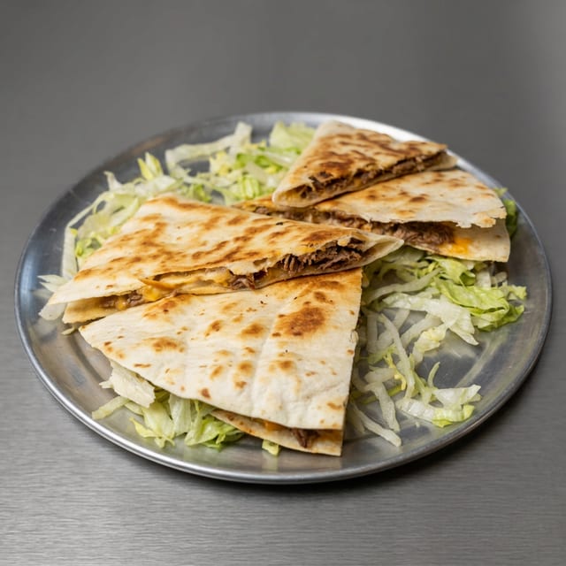 Victorias Special Quesadilla.
