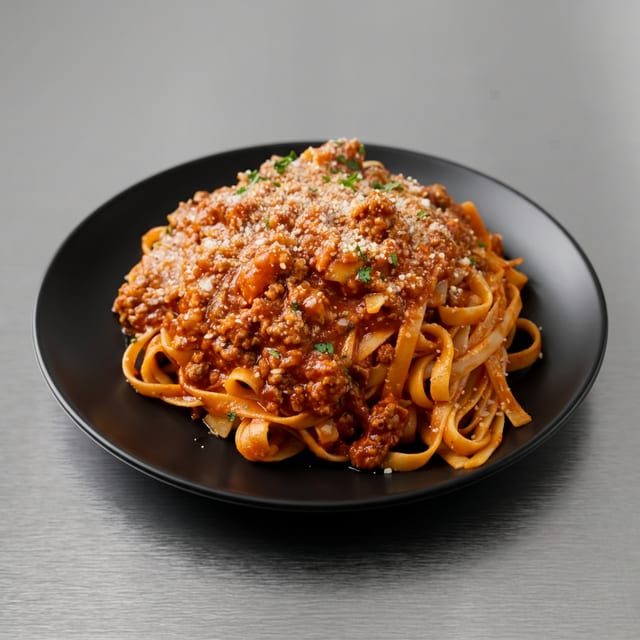 Pasta with Meat Sauce.
