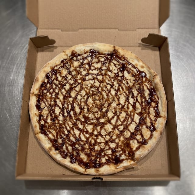 Chicken BBQ Pizza.