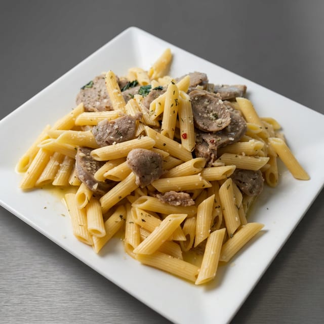 Pasta with Sausage.