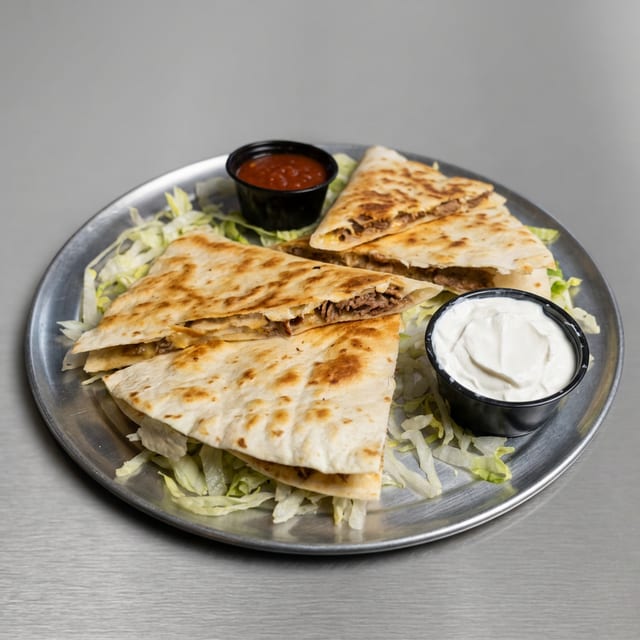Cheese Quesadilla.