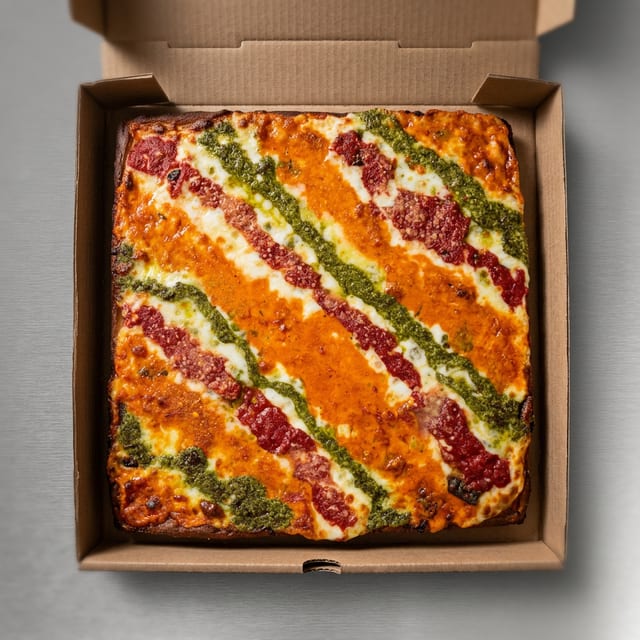 Chicago Square Pizza.
